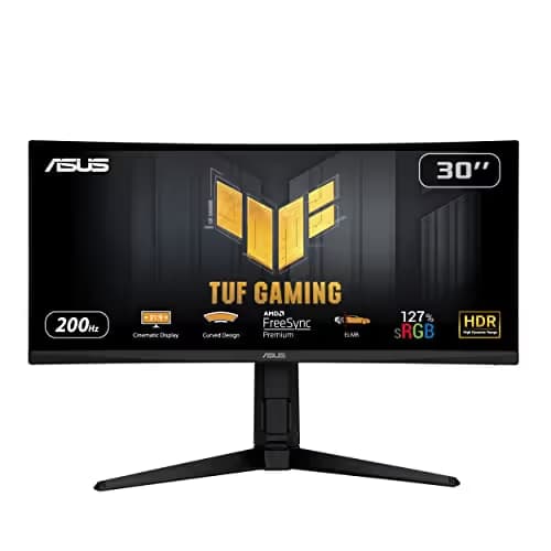 Asus TUF Gaming VG30VQL1A 29.5" 2560x1080 200Hz VA Curved Monitor main image
