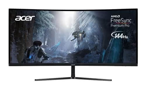 Acer EI342CKR Sbmiipphx Curved 34" 3440x1440 144Hz VA Monitor image