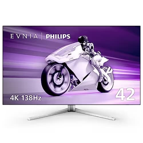 Philips Evnia 41.5" 4K 138Hz OLED Monitor main image