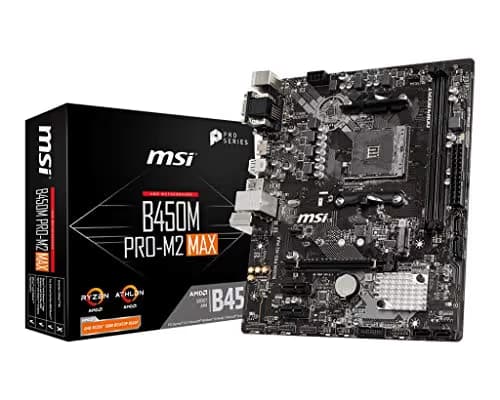 MSI B450M PRO-M2 MAX AM4 DDR4 Micro ATX main image