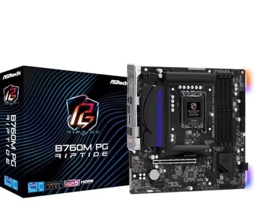 ASROCK B760M PG RIPTIDE LGA1700 DDR5 MICRO ATX main image
