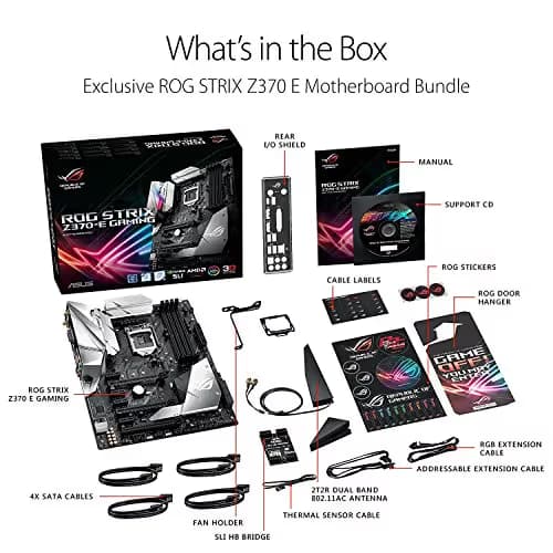 Asus Z370 ROG STRIX Z370-E GAMING DDR4 ATX image