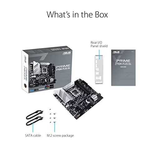 ASUS PRIME Z790M-PLUS D4 LGA1700 DDR4 Micro-ATX image