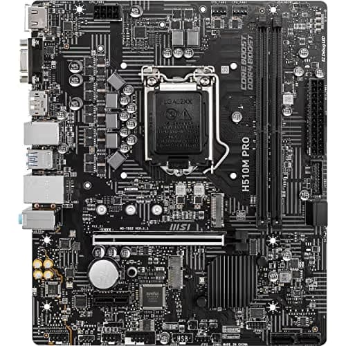 MSI H510 H510M PRO LGA1200 DDR4 Micro ATX image