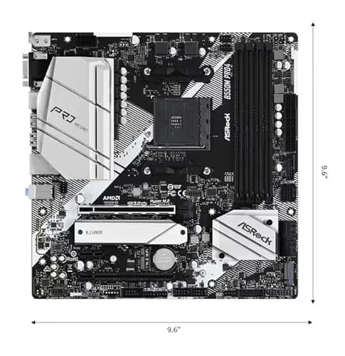 ASRock B550M Pro4 AM4 DDR4 Micro ATX image