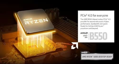 ASRock B550M Pro4 AM4 DDR4 Micro ATX image