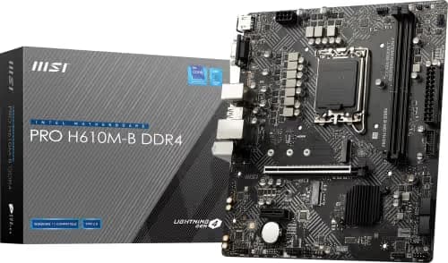 MSI H610 PRO H610M-B LGA1700 DDR4 Micro ATX image