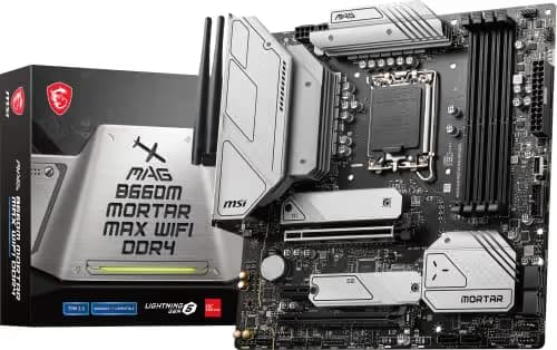 MSI B660M MAG MORTAR MAX WIFI DDR4 Micro ATX image