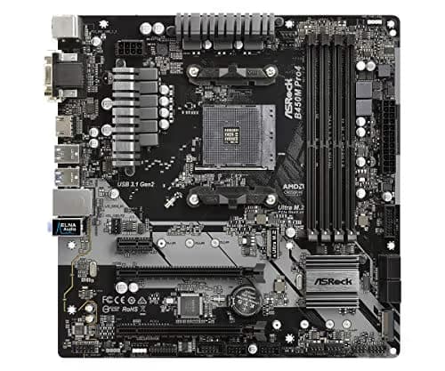 ASRock B450M Pro4 AM4 DDR4 Micro ATX main image