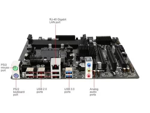 ASRock AMD 970 970M PRO3 DDR3 Micro ATX AM3+/AM3 image