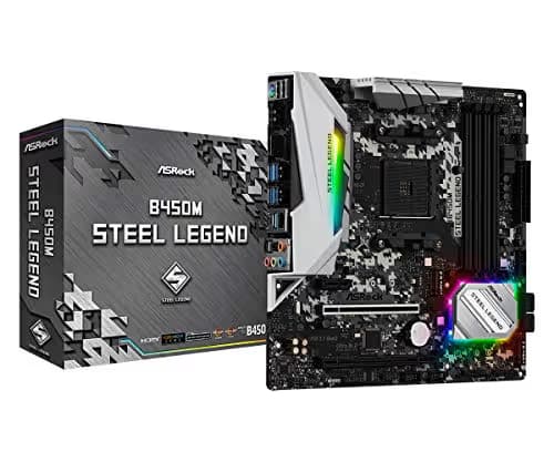 ASRock B450M Steel Legend DDR4 Micro ATX image