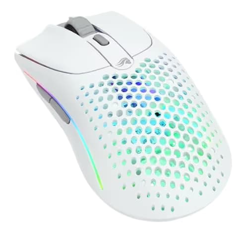 Glorious Model O 2 Wired/Wireless/Bluetooth Gaming Mouse- White image