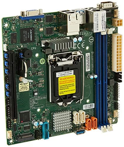 Supermicro Intel C242 X11SCL-IF LGA1151 DDR4 Mini ITX image