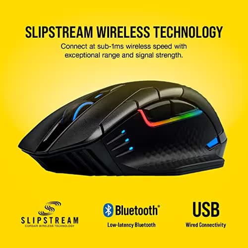 Corsair Dark Core RGB Pro Wireless Gaming Mouse - Black image