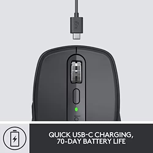 Logitech MX ANYWHERE 3 Bluetooth/Wireless/Wired Laser Mouse image