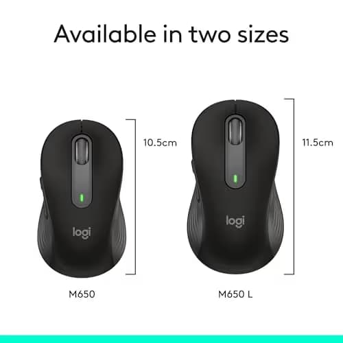Logitech M650 L Bluetooth Wireless Optical Mouse image