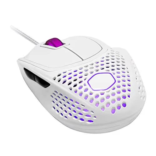 Cooler Master MM720 Glossy White Wired Optical Mouse image