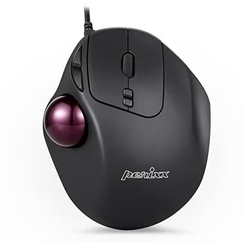 Perixx PERIMICE-517 Wired Trackball Mouse image