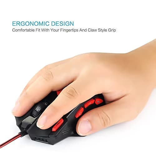 DLAND Zelotes T90 Wired Optical Mouse image