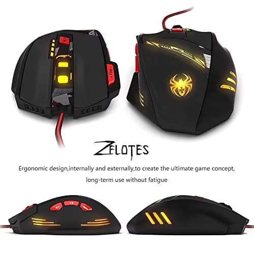 DLAND Zelotes T90 Wired Optical Mouse image