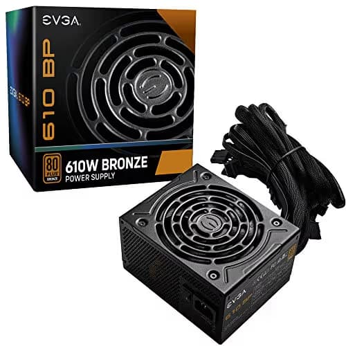 EVGA 610 BP Black ATX 610W Non-Modular 80+ Bronze Certified image