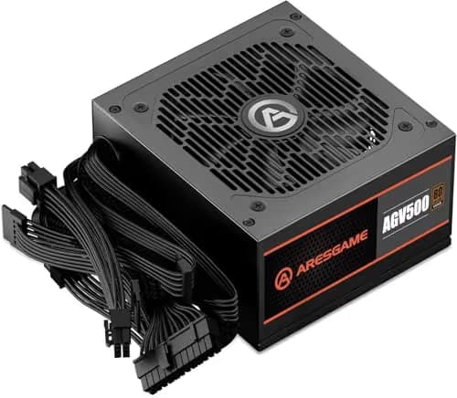 ARESGAME AGV Black ATX 500W Non-Modular 80+ Bronze Certified image