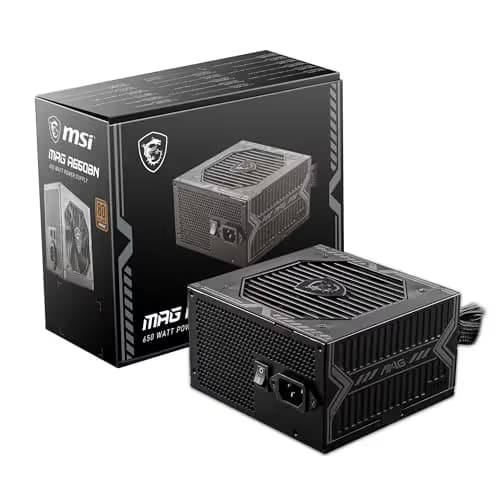 MSI MAG A650BN Black ATX 650W Non-Modular 80+ Bronze Certified image
