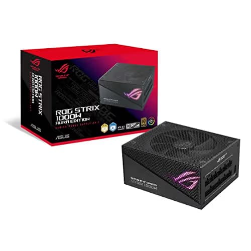Asus ROG Strix Aura Edition Black 1000W Fully Modular 80+ Gold Certified image