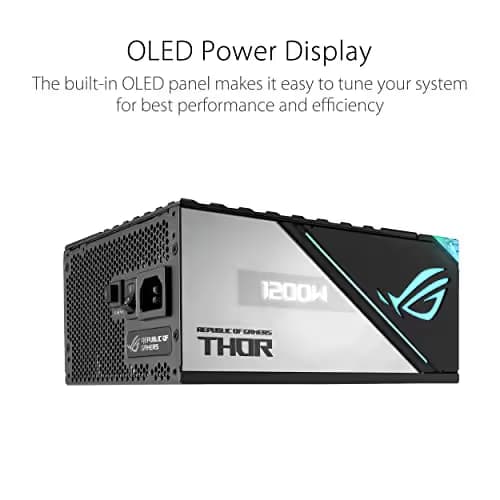 Asus ROG THOR 1200P2  ATX 1200W Fully Modular 80+ Platinum Silver / Black image