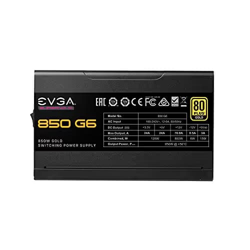 EVGA SuperNOVA 850 G6 850W Fully Modular 80+ Gold Certified image