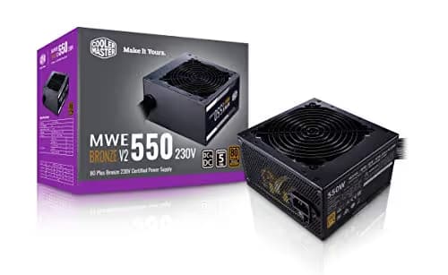 Cooler Master MWE Bronze V2 Black ATX 550W Non-Modular 80+ Bronze Certified main image