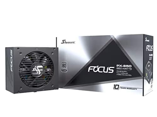 SeaSonic FOCUS Plus Platinum 850W Fully Modular 80+ Platinum Certified image
