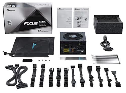 SeaSonic FOCUS Plus Platinum 850W Fully Modular 80+ Platinum Certified image