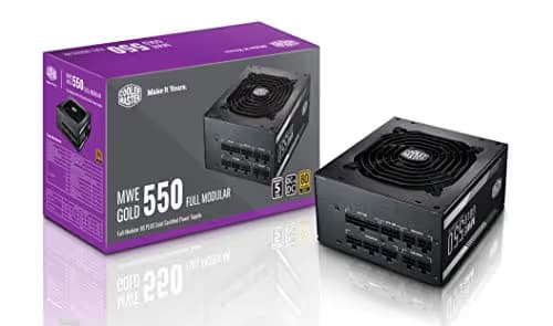 Cooler Master MWE Gold Black 550W Fully Modular 80+ Gold main image