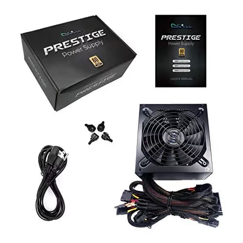 Apevia Prestige Black ATX 1000W Non-Modular 80+ Gold Certified image