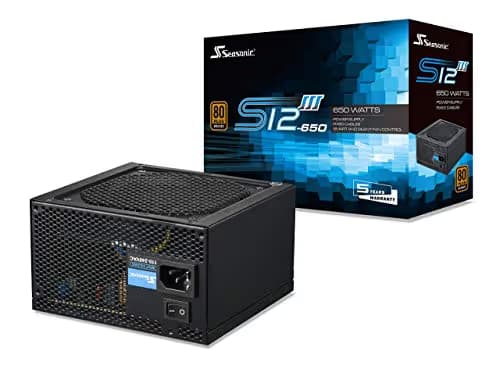 SeaSonic S12III Black ATX 650W Non-Modular 80+ Bronze Certified main image