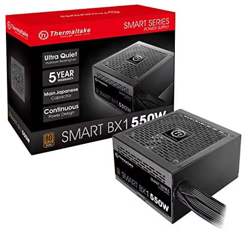 Thermaltake Smart BX1 Black 550W Non-Modular 80+ Bronze Certified ATX image