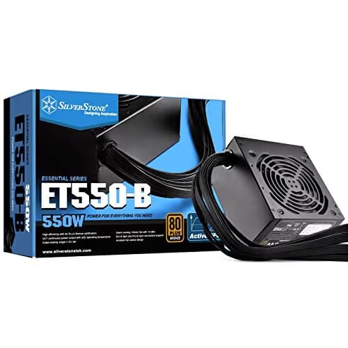 Silverstone Essential Black ATX 550W Non-Modular 80+ Bronze Certified main image