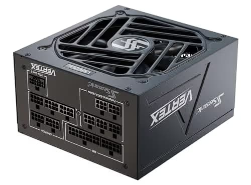 SeaSonic VERTEX PX-1000 Black / Silver 1000W Fully Modular 80+ Platinum image