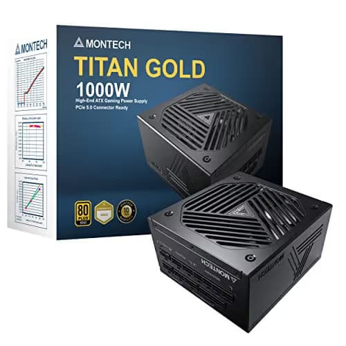 Montech TITAN GOLD 1000W Fully Modular 80+ Gold Certified ATX image