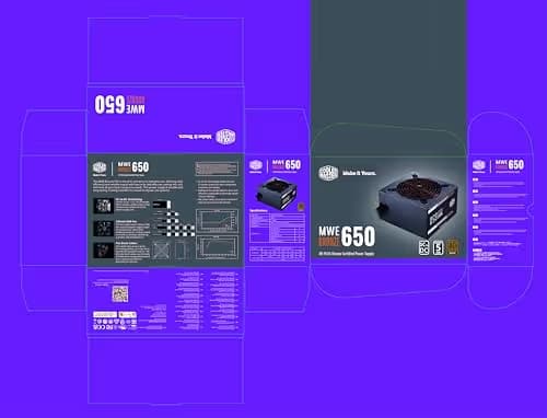 Cooler Master MWE Bronze V2 Black 650W Non-Modular 80+ Bronze image