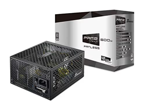 SeaSonic PRIME 600 Titanium Black Fanless ATX 600W 80+ Titanium Certified Fully Modular main image