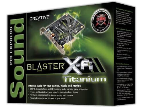 Creative Labs Sound Blaster X-Fi Titanium HD 24-bit 96 kHz PCIe x1 7.1 Channel image