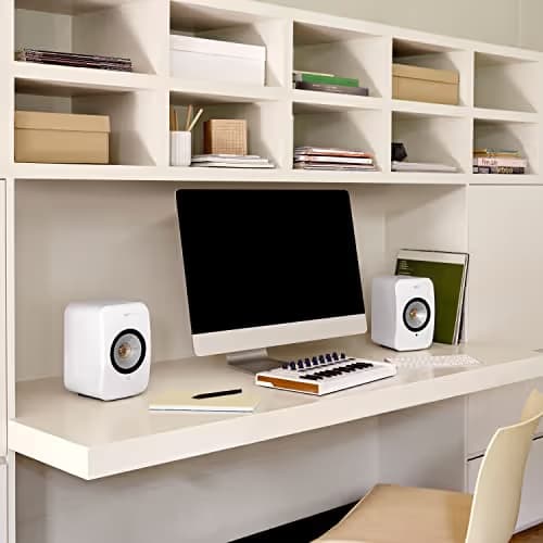 KEF LSXWH White / Black 2.0 Channel 200W Speaker System image