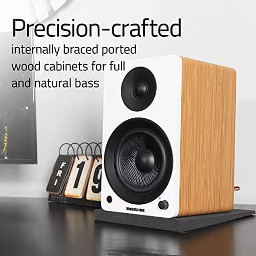 Fluance Ai60 White Walnut 2.0 100 W Speaker System image