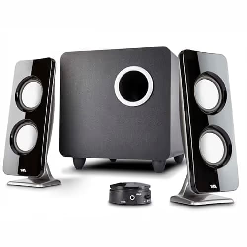 Cyber Acoustics Curve Storm 22 W 2.1 Channel Speakers main image