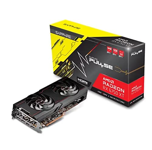 Sapphire PULSE Radeon RX 6750 XT 12GB GDDR6 Red / Black main image