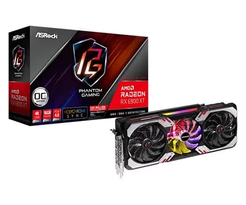 ASRock Phantom Gaming D OC Radeon RX 6900 XT 16GB GDDR6 Black / Silver main image