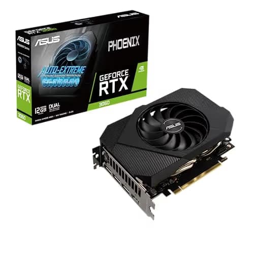 Asus Phoenix V2 GeForce RTX 3060 12GB GDDR6 Black image