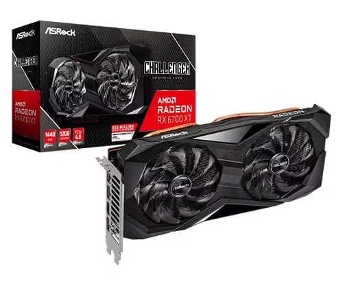ASRock Radeon RX 6700 XT Challenger D OC 12GB GDDR6 Black image